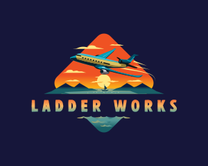 Airplane Mountain Resort logo design