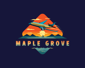 Airplane Mountain Resort logo design