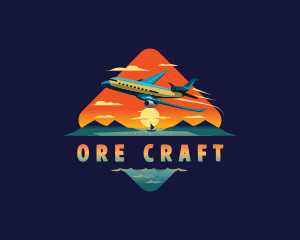 Airplane Mountain Resort logo design