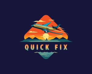 Airplane Mountain Resort logo design