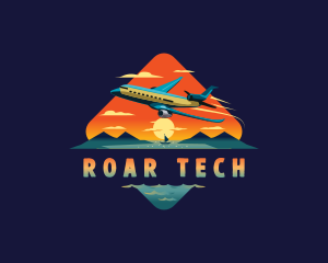 Airplane Mountain Resort logo design