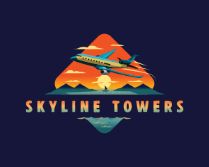 Airplane Mountain Resort logo design