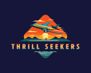 Airplane Mountain Resort logo design