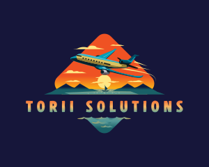 Airplane Mountain Resort logo design