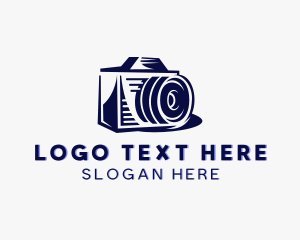 Videographer - Camera Photography Vlogger logo design