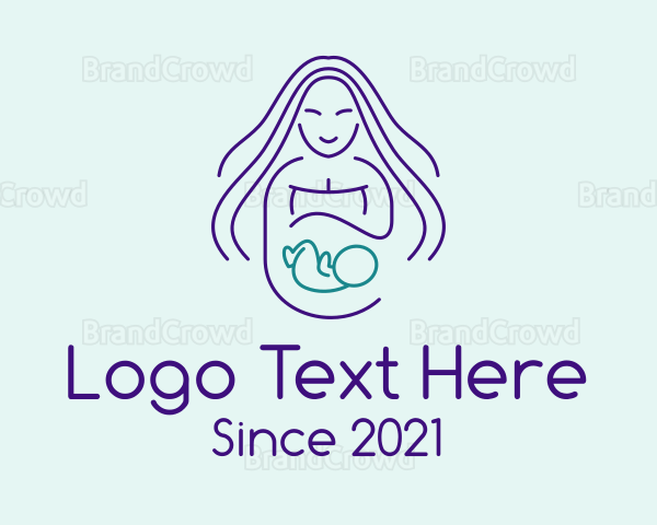 Maternity Mother Child Logo