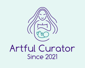 Maternity Mother Child logo design