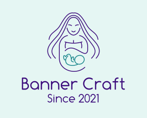 Maternity Mother Child logo design