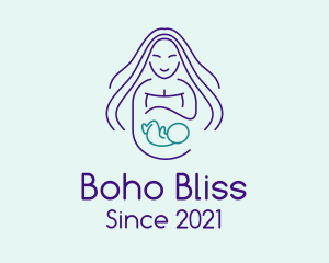 Maternity Mother Child logo design