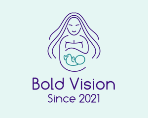 Maternity Mother Child logo design