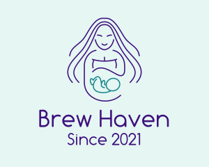 Maternity Mother Child logo design