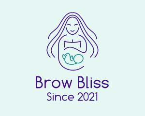 Maternity Mother Child logo design