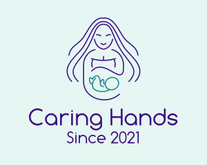 Nanny - Maternity Mother Child logo design