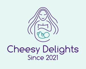 Maternity Mother Child logo design