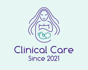 Maternity Mother Child logo design