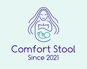 Maternity Mother Child logo design