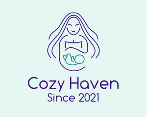 Maternity Mother Child logo design