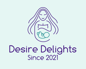 Maternity Mother Child logo design