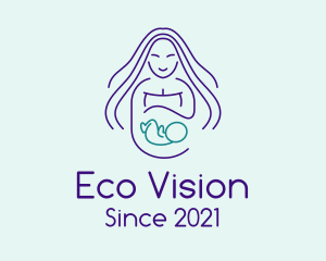 Maternity Mother Child logo design