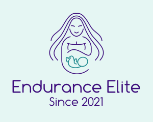 Maternity Mother Child logo design