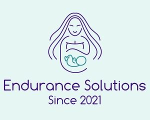 Maternity Mother Child logo design