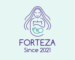 Maternity Mother Child logo design