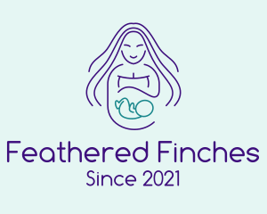 Maternity Mother Child logo design