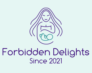 Maternity Mother Child logo design