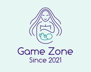 Maternity Mother Child logo design