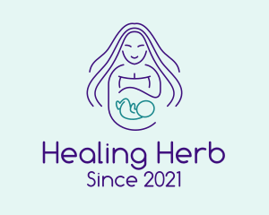 Maternity Mother Child logo design