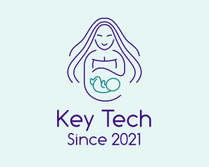 Maternity Mother Child logo design