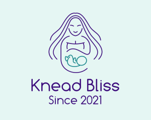 Maternity Mother Child logo design