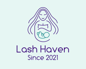 Maternity Mother Child logo design