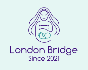 Maternity Mother Child logo design