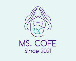 Maternity Mother Child logo design