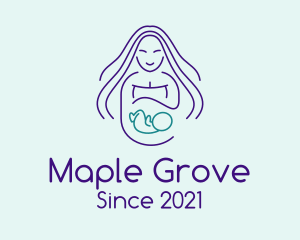 Maternity Mother Child logo design