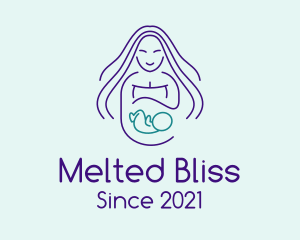 Maternity Mother Child logo design