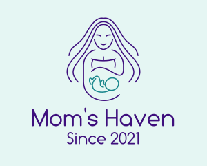 Maternity Mother Child logo design