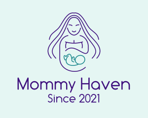 Mommy - Maternity Mother Child logo design