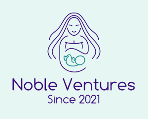 Maternity Mother Child logo design