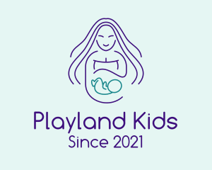 Maternity Mother Child logo design