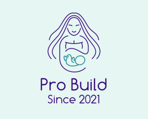 Maternity Mother Child logo design