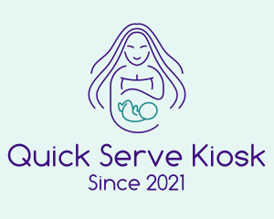 Maternity Mother Child logo design