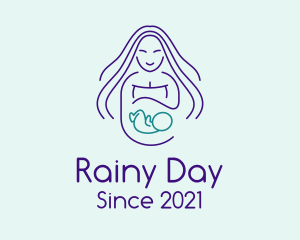 Maternity Mother Child logo design