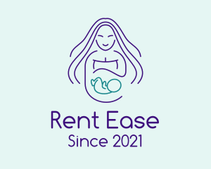 Maternity Mother Child logo design