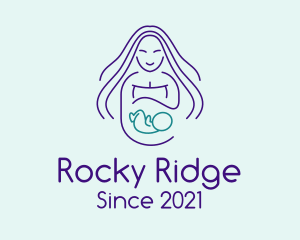 Maternity Mother Child logo design