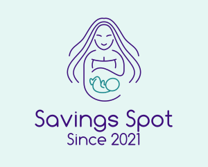 Maternity Mother Child logo design