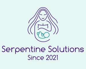 Maternity Mother Child logo design