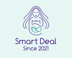 Maternity Mother Child logo design