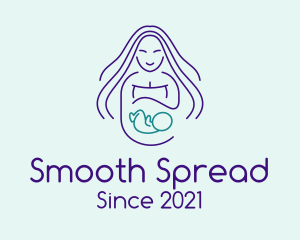 Maternity Mother Child logo design